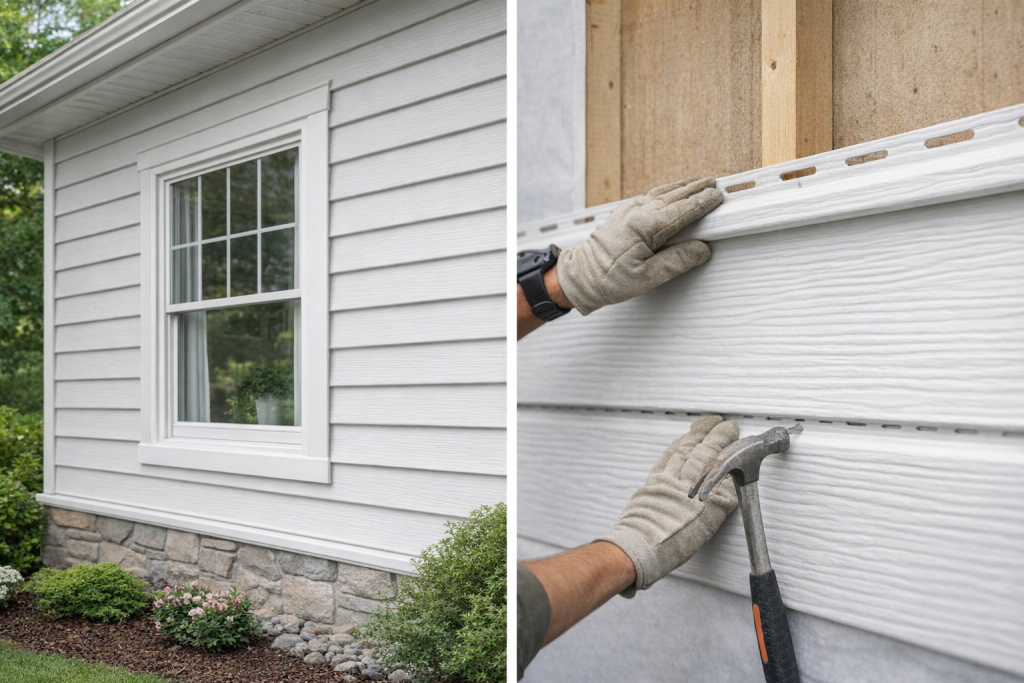Vinyl and PVC siding installation Houston TX